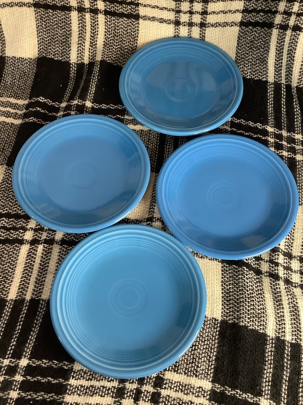 Fiesta peacock blue 7.5 inch dishes